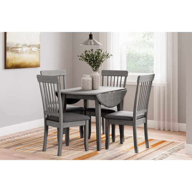 Signature Design by Ashley Shullden D194-15 Round Dining Room Drop Leaf Table IMAGE 8