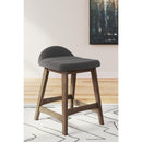 Signature Design by Ashley Lyncott D615-224 Upholstered Barstool IMAGE 5