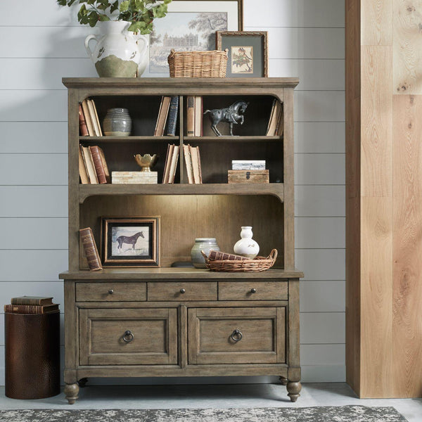  Liberty Furniture Industries Inc. Americana Farmhouse 615-HO-CHS Credenza and Hutch IMAGE 1