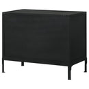 Coaster Furniture Sadler 951761 2-Drawer Metal Accent Storage Cabinet - Matte Black IMAGE 10