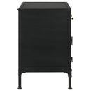 Coaster Furniture Sadler 951761 2-Drawer Metal Accent Storage Cabinet - Matte Black IMAGE 11