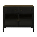 Coaster Furniture Sadler 951761 2-Drawer Metal Accent Storage Cabinet - Matte Black IMAGE 3