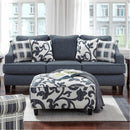 Fusion Furniture Truth or Dare Fabric Sofabed 2334 TRUTH OR DARE NAVY IMAGE 1