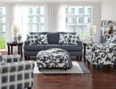 Fusion Furniture Truth or Dare Fabric Sofabed 2334 TRUTH OR DARE NAVY IMAGE 2