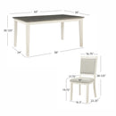 Powell MCKOY 7PC PIECE DINING SET ONE BOX