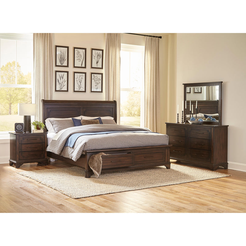 Homelegance Boone 1406-1* Queen Platform Bed with Footboard Storage IMAGE 4
