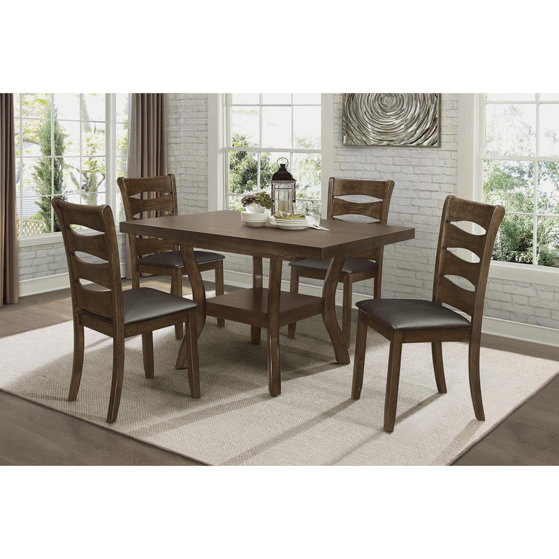 Homelegance Darla 5712-54* Dining Table w/18" Butterfly Leaf, Mindy Veneer IMAGE 5