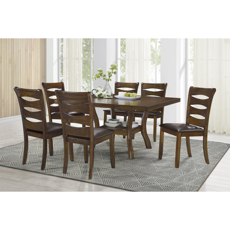 Homelegance Darla 5712-54* Dining Table w/18" Butterfly Leaf, Mindy Veneer IMAGE 7