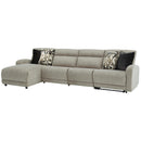 Signature Design by Ashley Colleyville 54405S17 4 pc Power Reclining Sectional with Chaise IMAGE 1