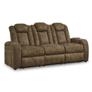 Signature Design by Ashley Wolfridge 6070315 Power Reclining Sofa with Adjustable Headrest IMAGE 1