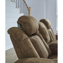 Signature Design by Ashley Wolfridge 6070318 Power Reclining Loveseat with Console and Adjustable Headrest IMAGE 8