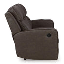 Signature Design by Ashley Lavenhorne 6330689 Reclining Sofa with Drop Down Table IMAGE 4