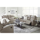 Signature Design by Ashley Lavenhorne 6330789 Reclining Sofa with Drop Down Table IMAGE 13