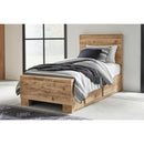 Signature Design by Ashley Hyanna B1050B24 Twin Panel Bed with 1 Side Storage IMAGE 4