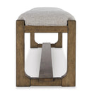 Signature Design by Ashley Cabalynn D974-00 Large Upholstered Dining Room Bench IMAGE 3