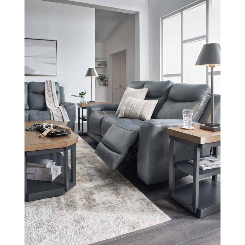 Signature Design by Ashley Mindanao U5950415 Power Reclining Sofa with Adjustable Headrest IMAGE 12