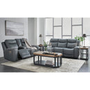 Signature Design by Ashley Mindanao U5950415 Power Reclining Sofa with Adjustable Headrest IMAGE 13