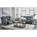 Signature Design by Ashley Mindanao U5950415 Power Reclining Sofa with Adjustable Headrest IMAGE 14