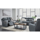 Signature Design by Ashley Mindanao U5950415 Power Reclining Sofa with Adjustable Headrest IMAGE 16