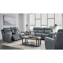 Signature Design by Ashley Mindanao U5950418 Power Reclining Loveseat with Console and Adjustable Headrest IMAGE 16