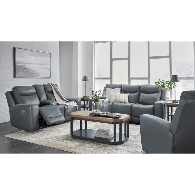Signature Design by Ashley Mindanao U5950418 Power Reclining Loveseat with Console and Adjustable Headrest IMAGE 17