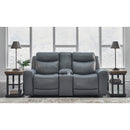 Signature Design by Ashley Mindanao U5950418 Power Reclining Loveseat with Console and Adjustable Headrest IMAGE 6