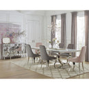 Coaster Furniture Antoine 108812 Velvet Upholstered Dining Side Chair - Grey IMAGE 3