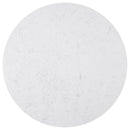 Coaster Furniture Sherry 115490 Round 54-inch Marble Top Dining Table - Rustic Espresso IMAGE 2