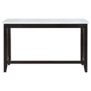 Coaster Furniture Toby 115528 60-inch Marble Counter Dining Table - Rustic Espresso IMAGE 5