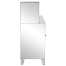 Coaster Furniture Yvaine 115585 2-door Mirrored Acrylic Home Bar Wine Cabinet - Silver IMAGE 10