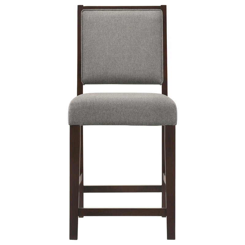 Coaster Furniture Bedford 183471 Fabric Upholstered Counter Chair - Grey IMAGE 2