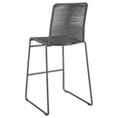 Coaster Furniture Jerome 192064 Woven Rope Metal Bar Chair - Charcoal IMAGE 5