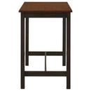Coaster Furniture Connie 192090 4-piece Counter Height Set - Chestnut and Dark Brown IMAGE 4