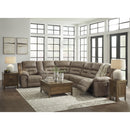 Signature Design by Ashley Ravenel 83106S3 4 pc Power Reclining Sectional IMAGE 4