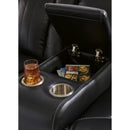 Signature Design by Ashley Caveman Den 9070318 Power Reclining Loveseat with Console and Adjustable Headrest IMAGE 8