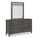 Signature Design by Ashley Montillan B651B1 Dresser and Mirror IMAGE 1
