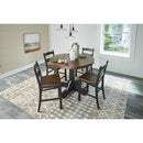 Signature Design by Ashley Valebeck D546D21 Counter Height Dining Table IMAGE 6