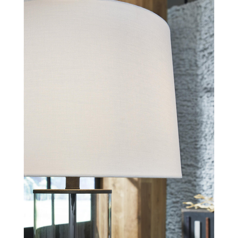 Signature Design by Ashley Wilmburgh L431614 Glass Table Lamp IMAGE 5