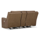 Signature Design by Ashley Trasimeno U8281518 Power Reclining Loveseat with Console and Adjustable Headrest IMAGE 5
