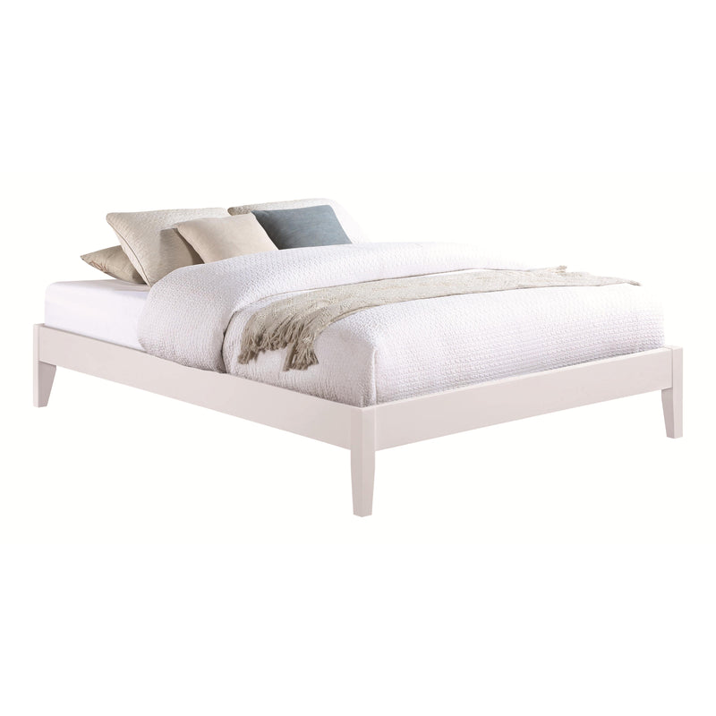 Coaster Furniture Hounslow 306128KW California King Universal Platform Bed - White IMAGE 1