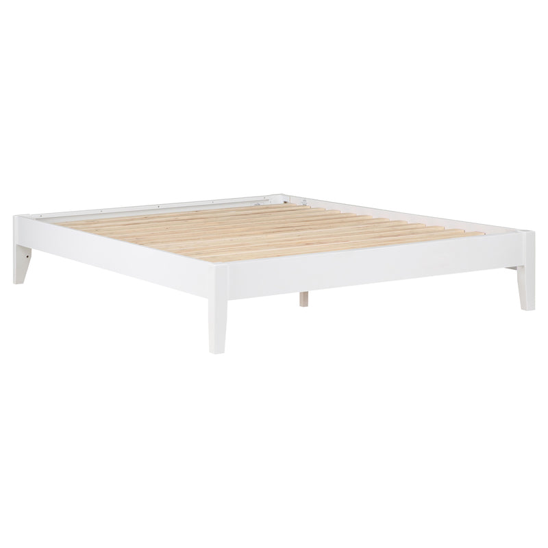 Coaster Furniture Hounslow 306128KW California King Universal Platform Bed - White IMAGE 3