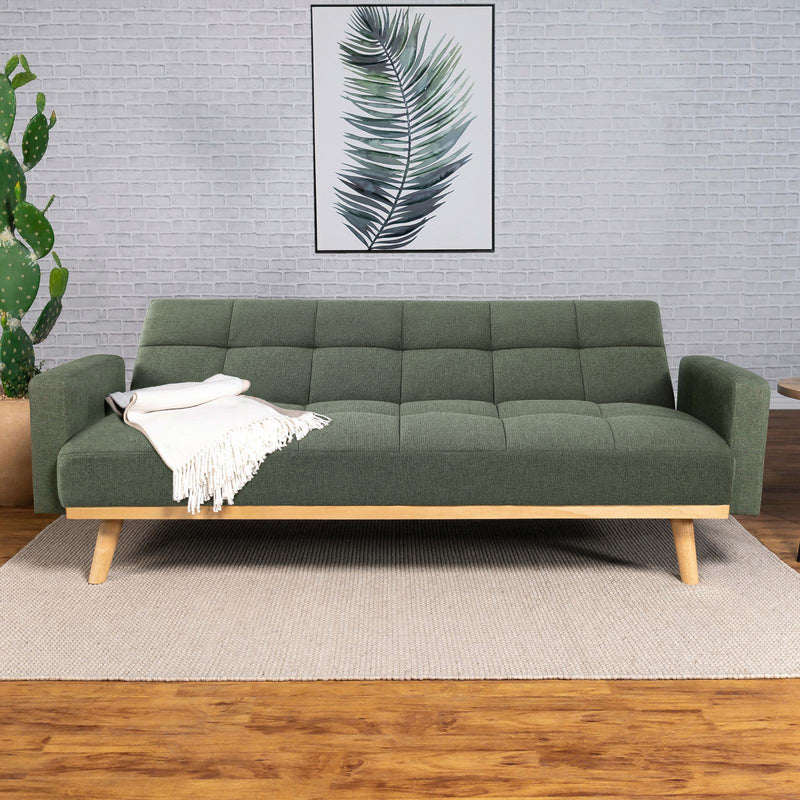 Coaster Furniture Kourtney 360127 Upholstered Tufted Convertible Sofa Bed - Sage Green IMAGE 10