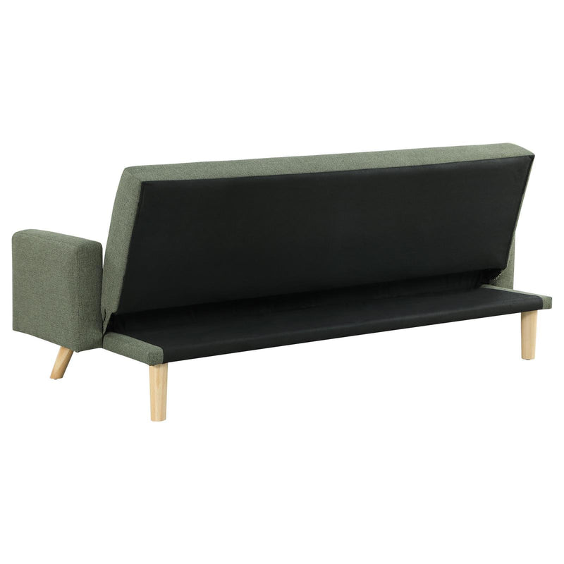 Coaster Furniture Kourtney 360127 Upholstered Tufted Convertible Sofa Bed - Sage Green IMAGE 7