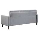 Coaster Furniture Bowen 506781 Upholstered Track Arm Tufted Sofa - Grey IMAGE 5