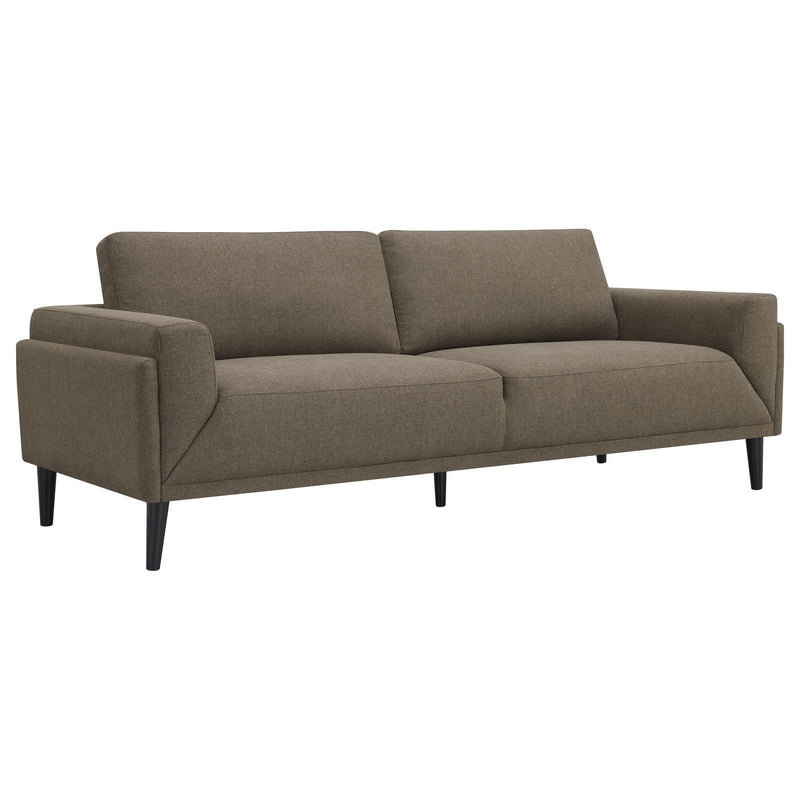 Coaster Furniture Rilynn 509521 Upholstered Track Arm Sofa - Brown IMAGE 1