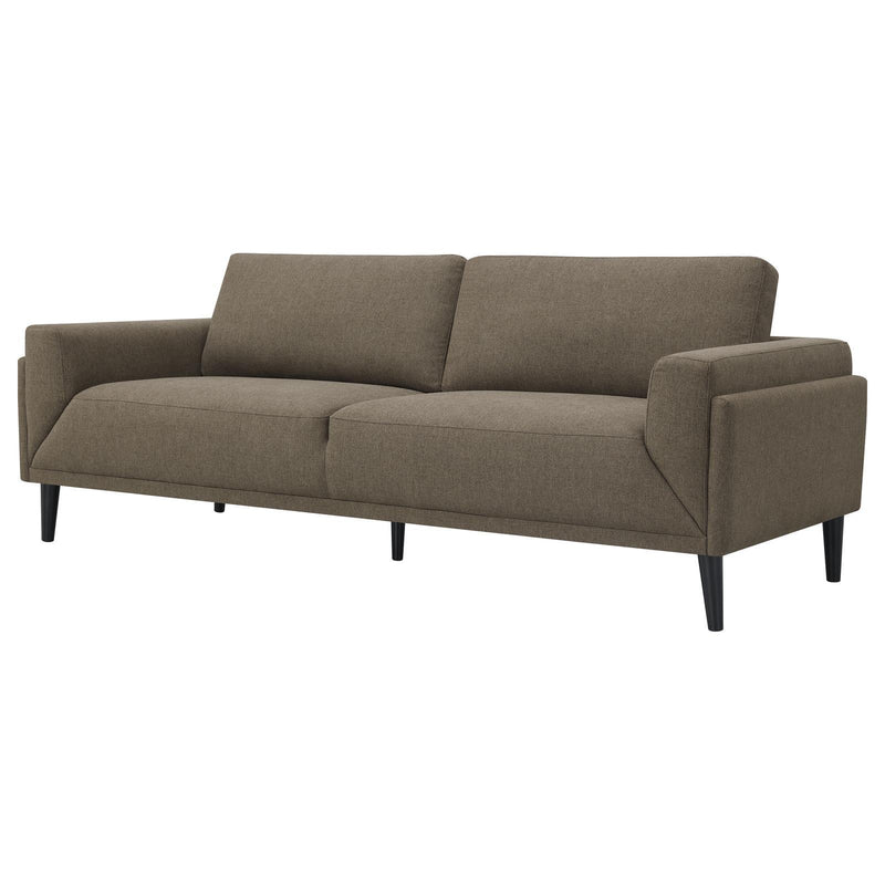Coaster Furniture Rilynn 509521 Upholstered Track Arm Sofa - Brown IMAGE 4