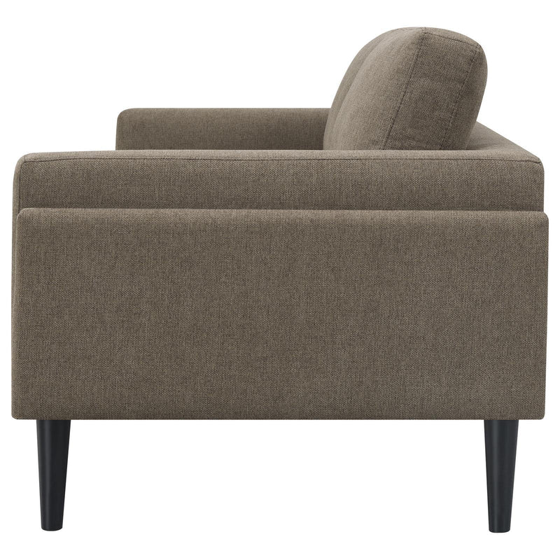 Coaster Furniture Rilynn 509521 Upholstered Track Arm Sofa - Brown IMAGE 5