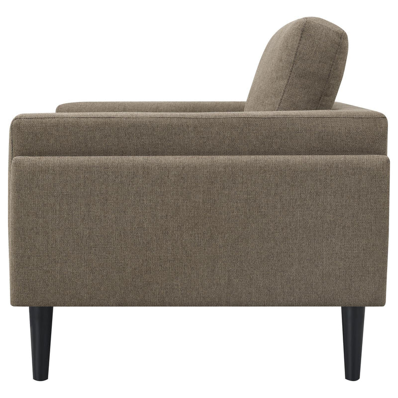 Coaster Furniture Rilynn 509523 Upholstered Track Arm Accent Chair - Brown IMAGE 5