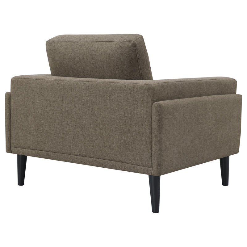 Coaster Furniture Rilynn 509523 Upholstered Track Arm Accent Chair - Brown IMAGE 7