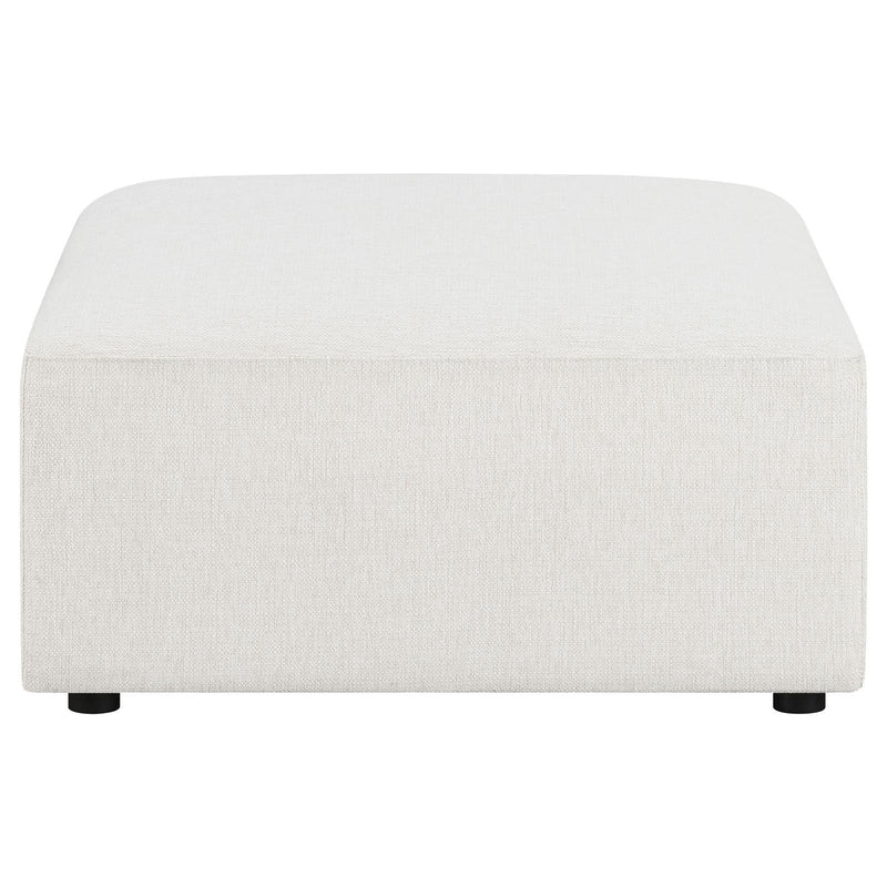 Coaster Furniture Freddie 551643 Square Upholstered Ottoman - Pearl IMAGE 2